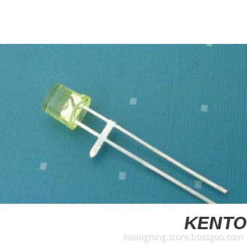 5mm DIP LED Long feet Flat top diffused Yellow LED Diode Ultrabright